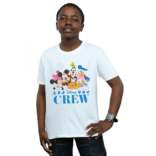 Disney Boys Mickey Mouse Disney Friends T-shirt 7-8 år Vit White 7-8 Years