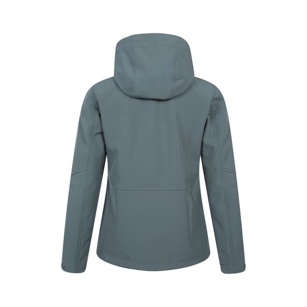 Mountain Warehouse Genesis Vindtät Softshelljacka för Dam Khaki Green 16 UK