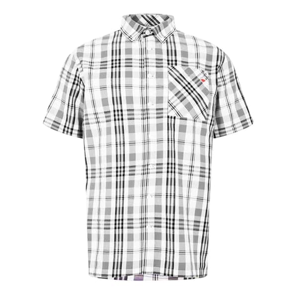 Lee Cooper Rutig Bomullsskjorta för Herr 3XL Vit White 3XL