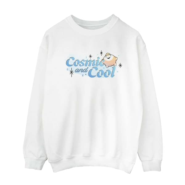 Wish Dam Cosmic And Cool Sweatshirt M Vit White M