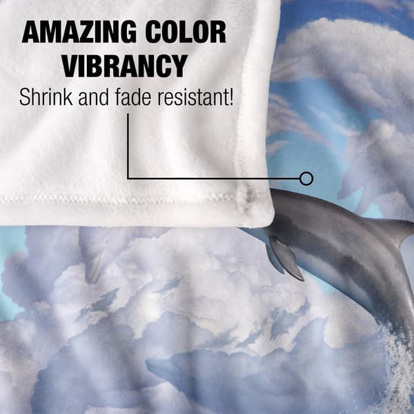 JQ Licensing Jlo Silky Dolphin Supersoft Filt En Storlek Multi Multicoloured One Size