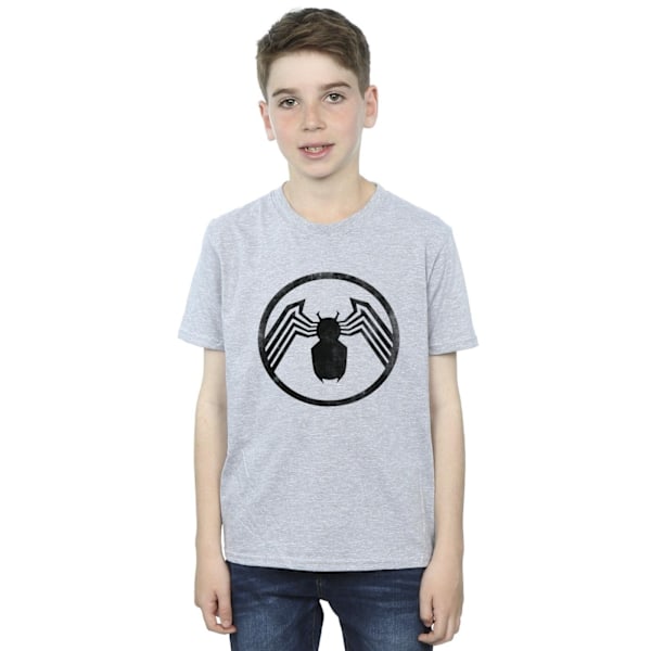 Marvel Boys Venom Logo Emblem T-shirt 9-11 år Sports Grey Sports Grey 9-11 Years