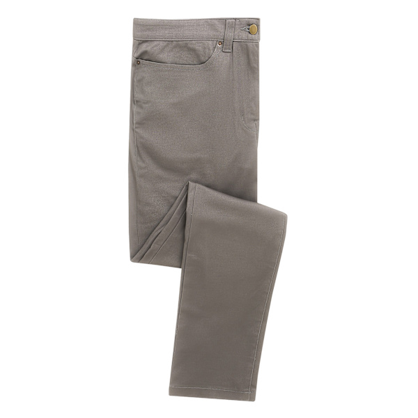 Premier Mens Performance Chinos 38L Stål Steel 38L