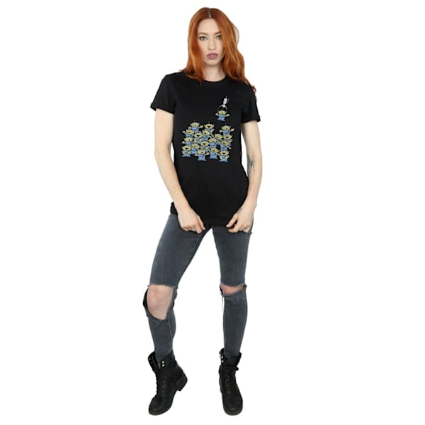Toy Story Damkläder/Damer The Claw Bomull Boyfriend T-shirt L Bla Black L