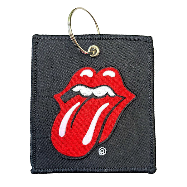 The Rolling Stones Classic Tongue Nyckelring En Storlek Grå/Röd Grey/Red One Size