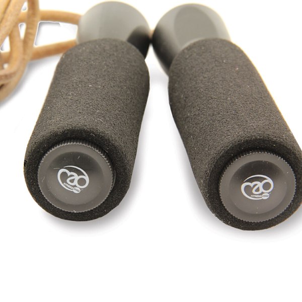 Fitness Mad Läder Hopprep Viktad En Storlek Brun/Svart Brown/Black One Size