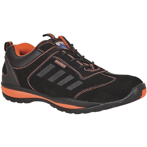 Portwest Steelite Lusum S1P HRO mockaskinn säkerhetsskor för män 9 UK Bl Black/Orange 9 UK