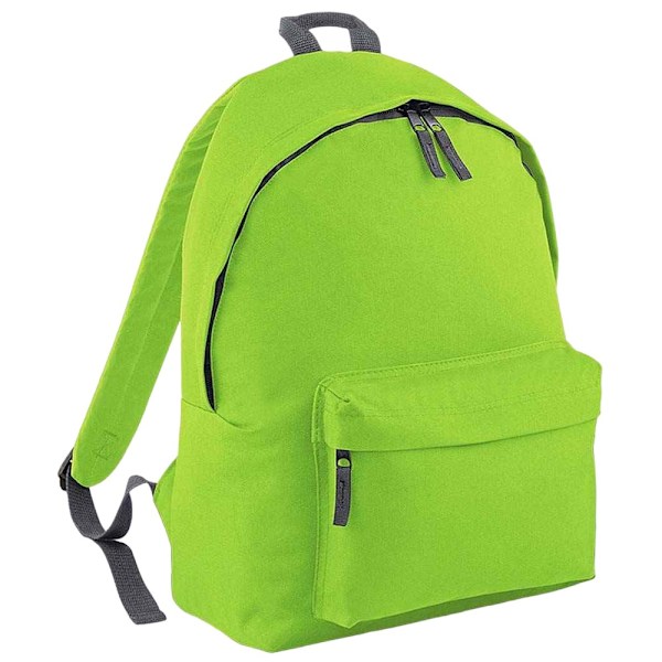 Bagbase Original Plain Ryggsäck One Size Lime Green/Graphite Grå Lime Green/Graphite Grey One Size
