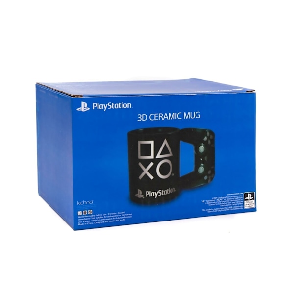 Playstation Controller Mug One Size Svart Black One Size