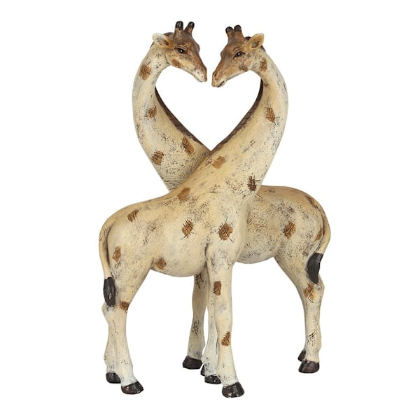 Något Annat Min Andra Halva Giraff Par Ornament En S Cream/Brown One Size