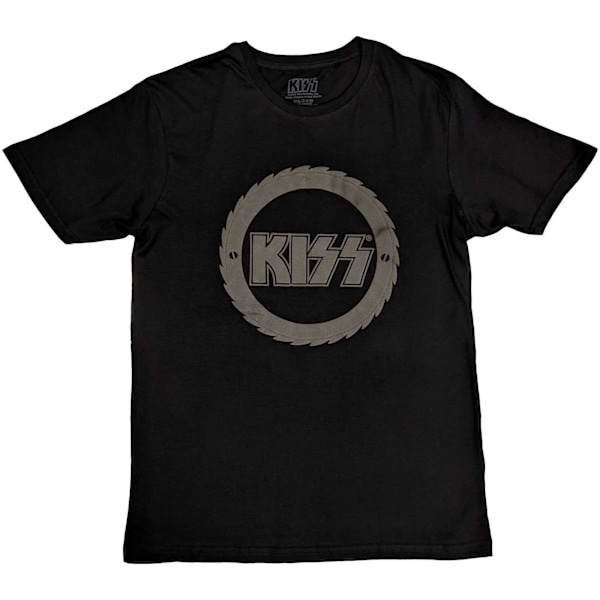 Kiss Unisex Vuxen Buzzsaw Bomull Logotyp T-shirt L Svart Black L