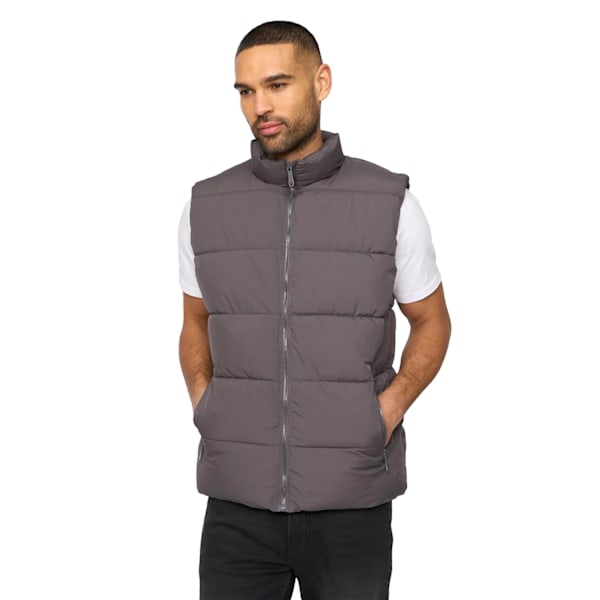 Bewley & Ritch Herr Stanten Puffer Väst XL Mörkgrå Dark Grey XL