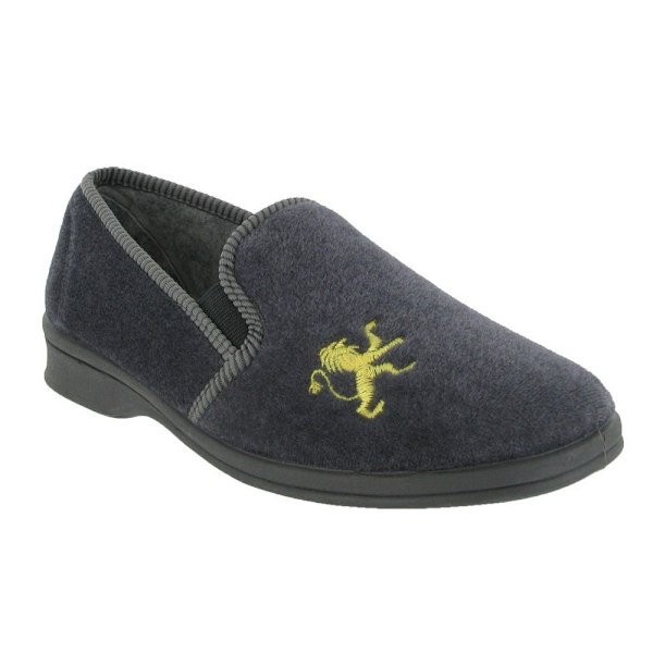 Mirak Warminster/Frank Slip-On Slipper / Herrtofflor / Klassiska tofflor Grey 6 UK