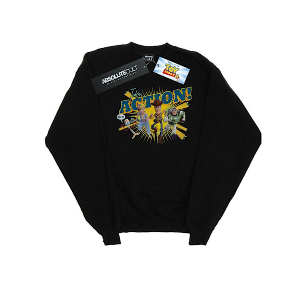Disney Girls Toy Story 4 Takin´ Action Sweatshirt 5-6 år Svart Black 5-6 Years