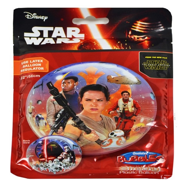 Qualatex 22 Inch Star Wars The Force Awakens Bubble Balloon One Multicoloured One Size