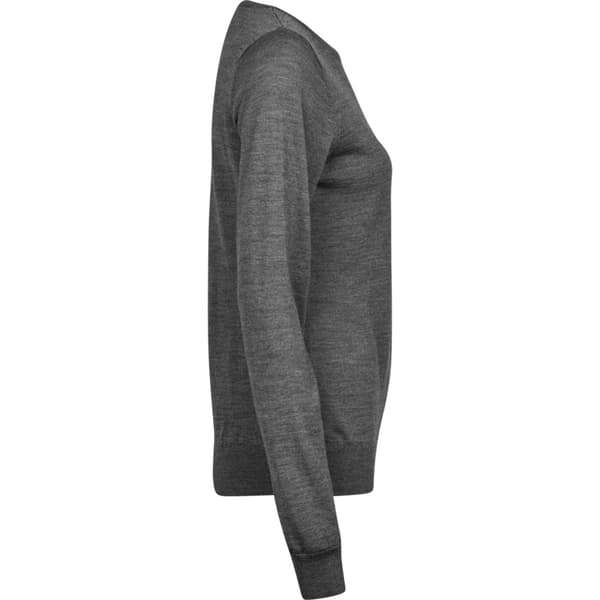Tee Jays Dam/Dam Crew Neck Sweatshirt S Grå Melange Grey Melange S