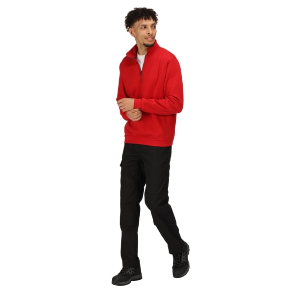 Regatta Pro Quarter Zip Sweatshirt för män 4XL Klassisk röd Classic Red 4XL