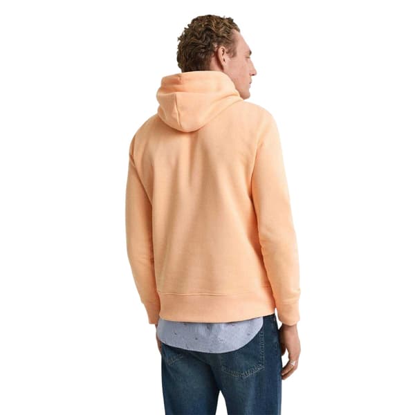 Gant Herr Shield Drawstring Hoodie L Orange Orange L