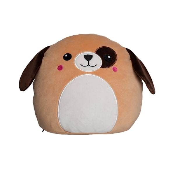 Mumbles Squidgy Hund Plyschleksak En Storlek Brun Brown One Size