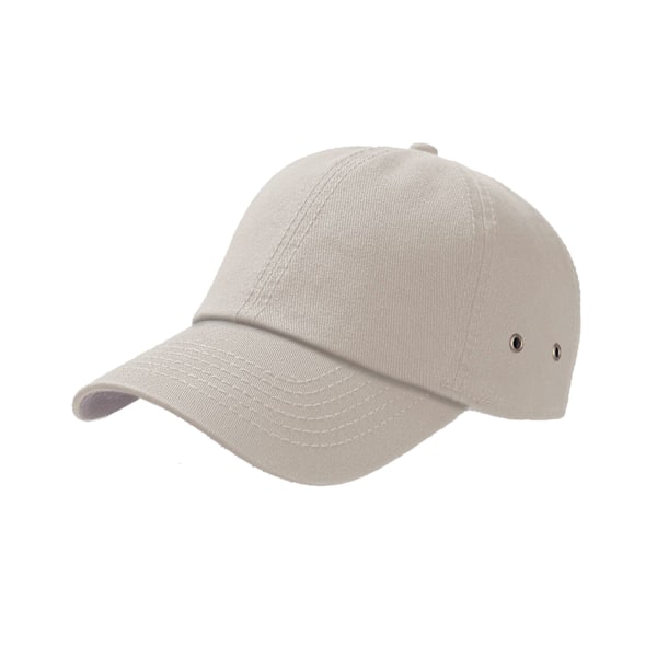 Atlantis Action 6 Panel Chino Baseball Cap One Size Stone Stone One Size