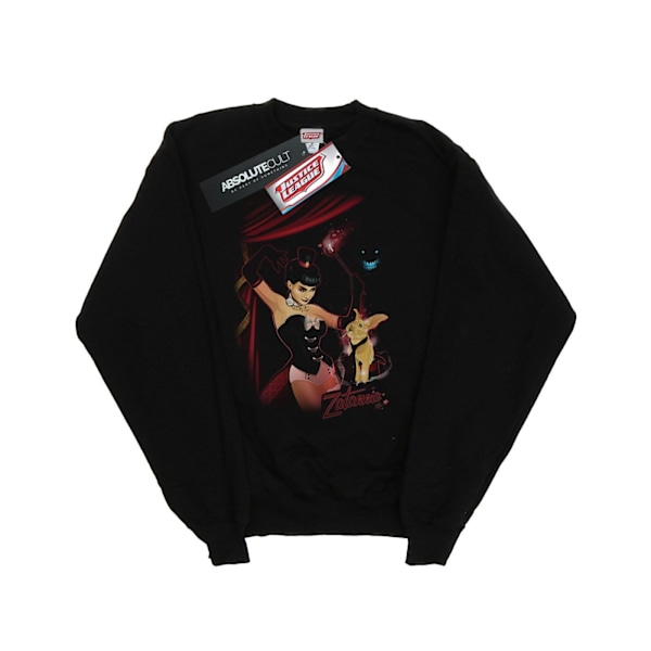 DC Comics Girls Zatanna Bombshell Cover Sweatshirt 7-8 år Bl Black 7-8 Years