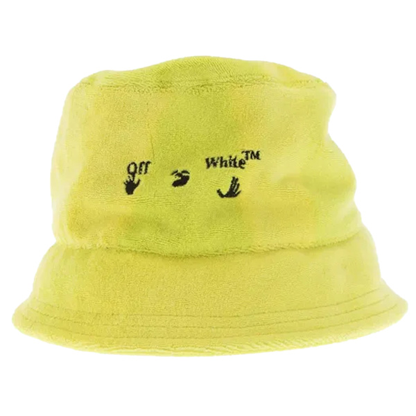 Off White Swimming Man Handduks Bucket Hatt One Size Gul Yellow One Size