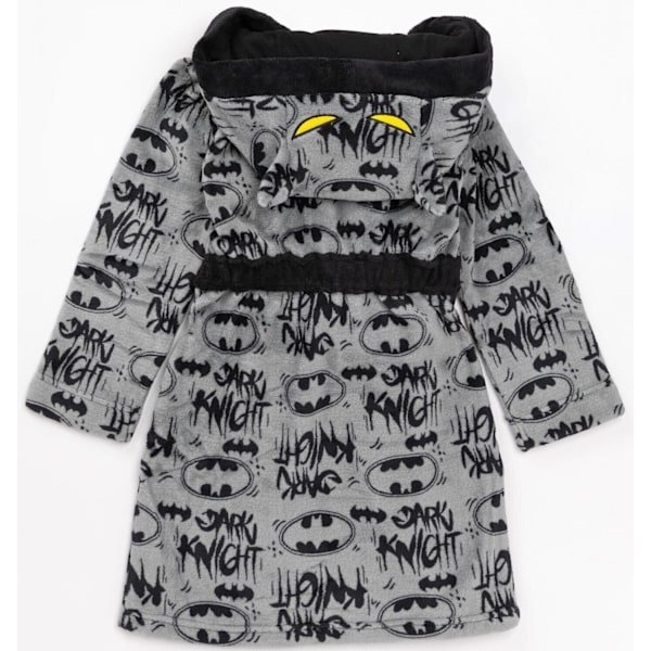Batman Pojkar Fluffy Robe 8-9 År Grå/Svart/Gul Grey/Black/Yellow 8-9 Years