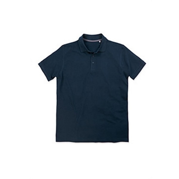 Stedman Stars Herr Harper Bomullspolo 2XL Marina Blå Marina Blue 2XL