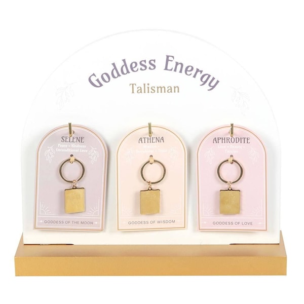 Something Different Goddess Talisman Nyckelring (24-pack) One S Gold One Size