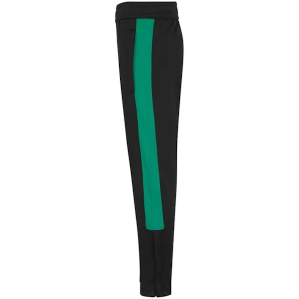Finden & Hales Träningsbyxor för Barn/Ungdomar 7-8 År Svart Black/Emerald 7-8 Years