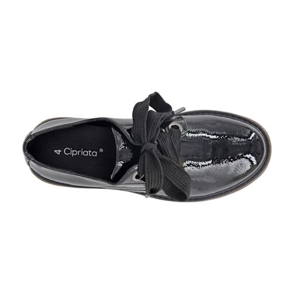 Cipriata Dam/Dam Febe Lack PU Formella Skor 4 UK Svart Black 4 UK