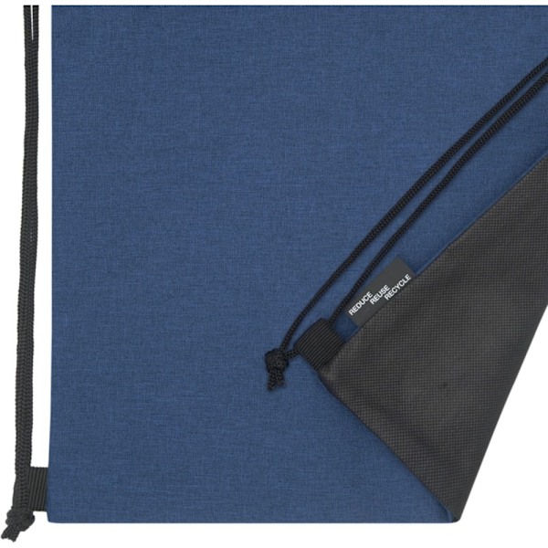 Bullet Ross Återvunnen Dragsnöreväska En Storlek Marinblå Heather Navy Heather One Size