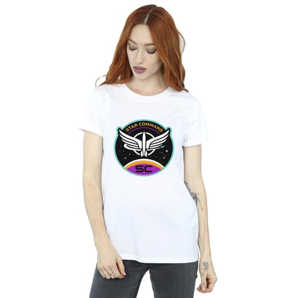 Disney Dam/Dam Lightyear Star Command Circle Bomull Boyfriend White S