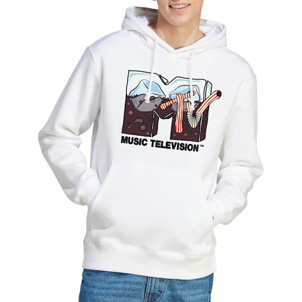 MTV Herr Soda On Ice Hoodie L Vit White L