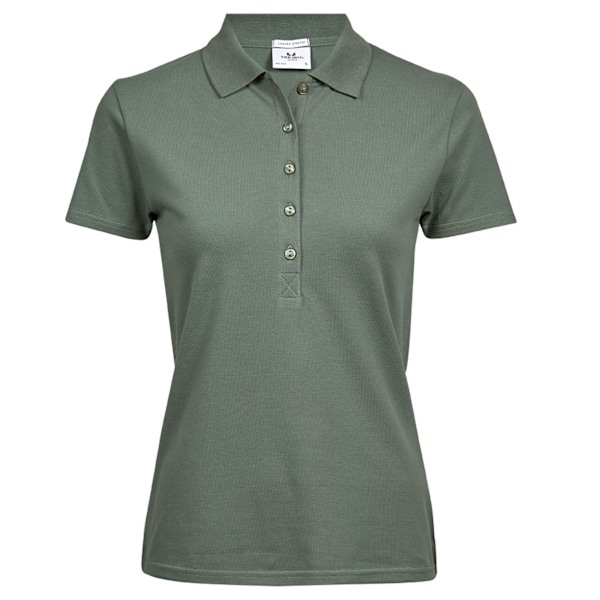 Tee Jays Dam/Damer Lyxig Stretch Kortärmad Polotröja S Leaf Green S