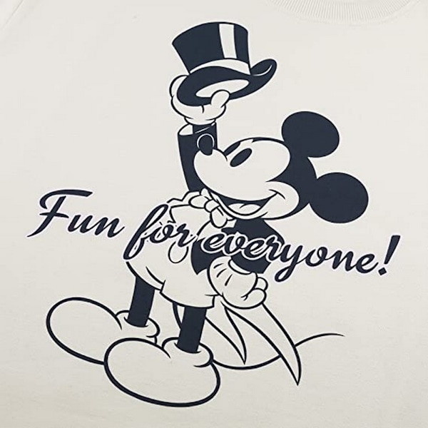 Disney Womens/Ladies Showtime Fun For Everyone Mickey Mouse Tröja Stone M