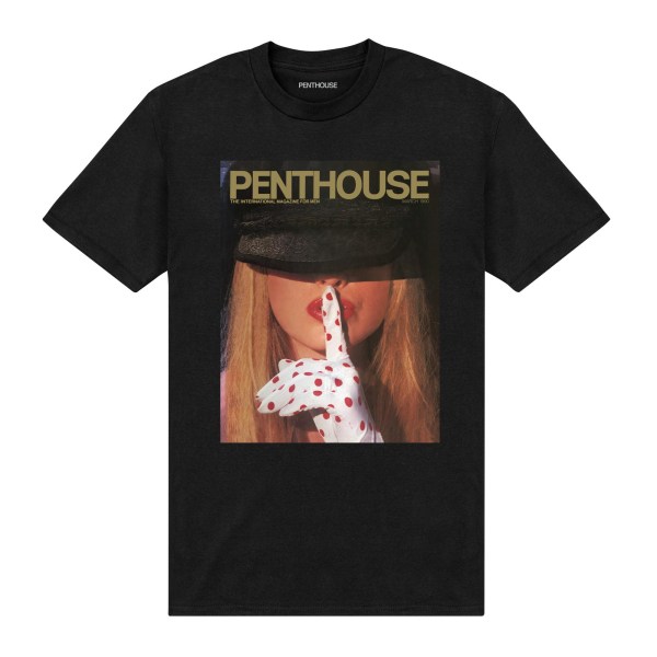 Penthouse Unisex Vuxen 1990 Cover T-Shirt 3XL Svart Black 3XL