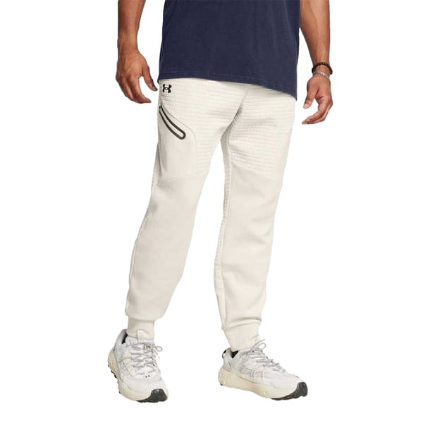 Under Armour Herr Unstoppable Textured Slim Joggers S R Vit White S R