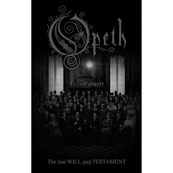 Opeth The Last Will And Testament Textilposter 106cm x 70cm B Black/Grey 106cm x 70cm