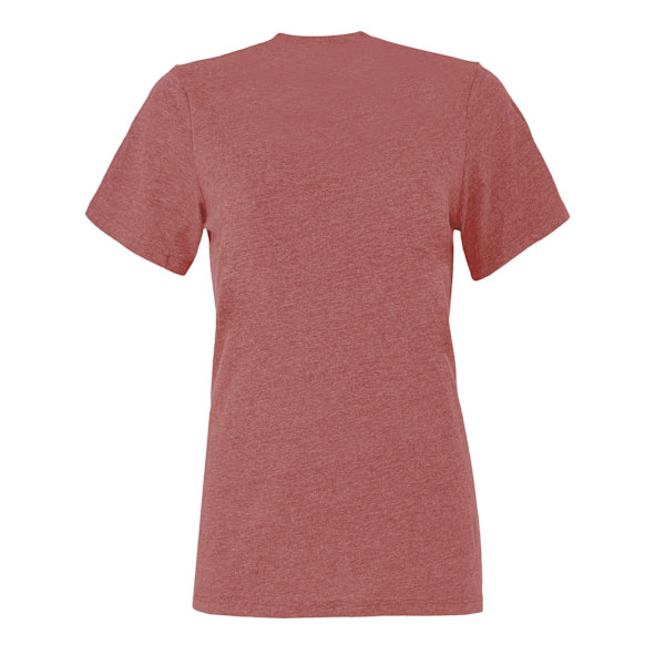 Bella + Canvas Dam/Damer Heather Jersey Relaxed Fit T-Shirt Mauve M