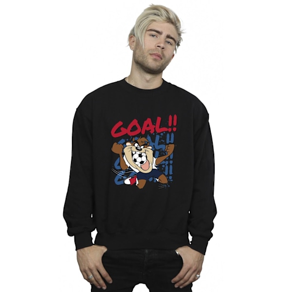 Looney Tunes Taz Goal Goal Goal Sweatshirt XL Svart Black XL