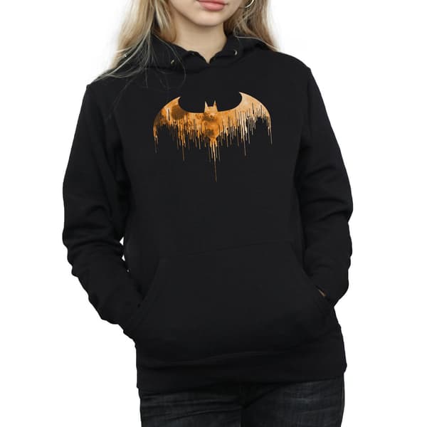 DC Comics Dam/Kvinnor Batman Arkham Knight Halloween Måne Logotyp Black XL