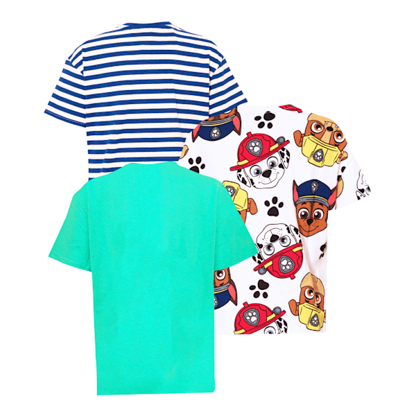 Paw Patrol Barn T-skjorta för barn (3-pack) 6-7 år Flerfärgad Multicoloured 6-7 Years