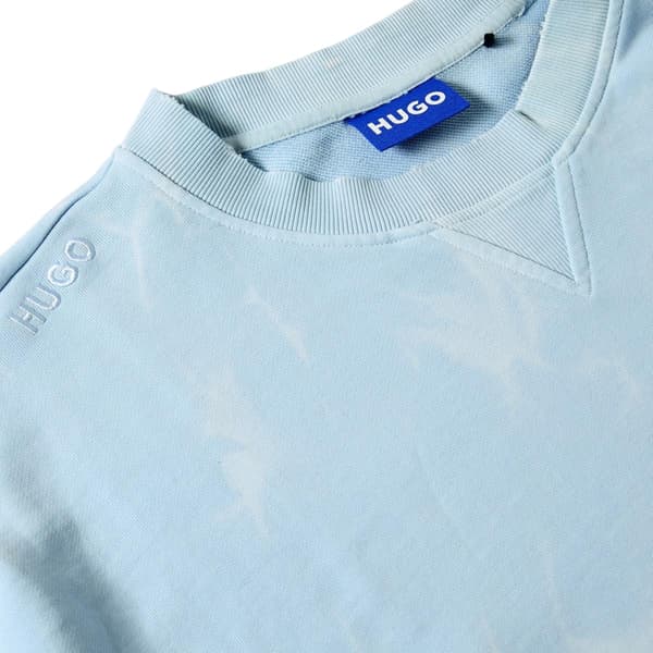 Hugo Herr Nustroyos Tie Dye Oversized Sweatshirt S Blå Blue S