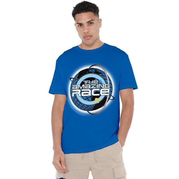 The Amazing Race Herr Around the Globe T-Shirt M Kungsblå Royal Blue M