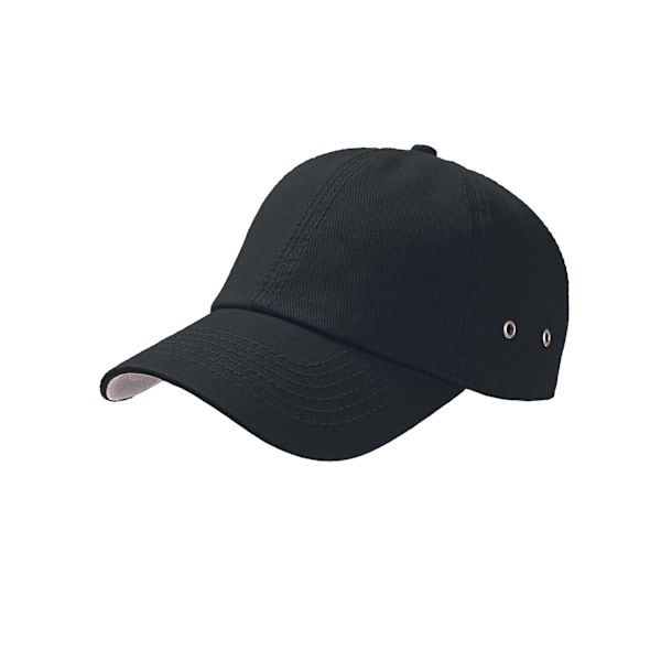 Atlantis Action 6 Panel Chino Baseball Cap One Size Black Black One Size