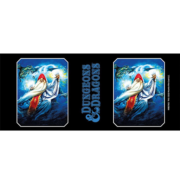 Dungeons & Dragons Trollkarl Mugg En Storlek Svart/Blå Black/Blue One Size