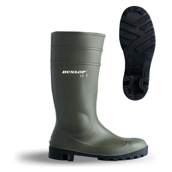 Dunlop Unisex Adult Protomastor Wellington Boots 5 UK Grön/Bla Green/Black 5 UK