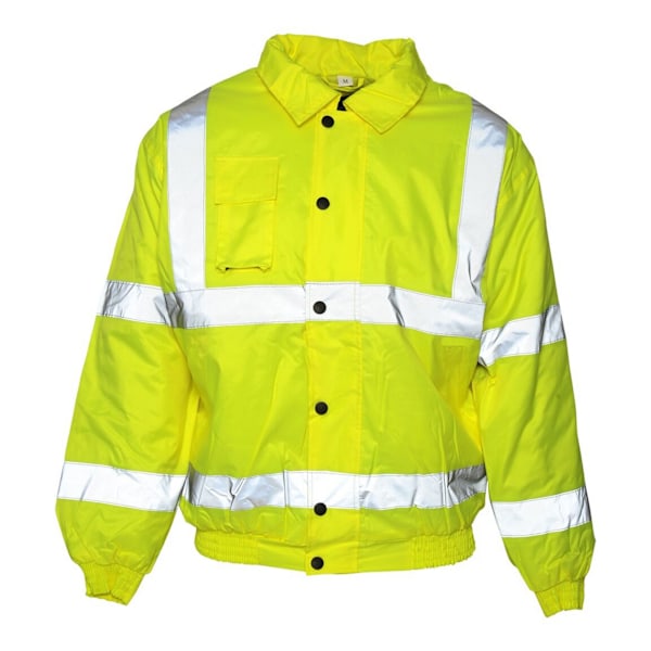 Absolute Apparel Hi Viz Bomberjacka L Saturn Yellow för män Saturn Yellow L