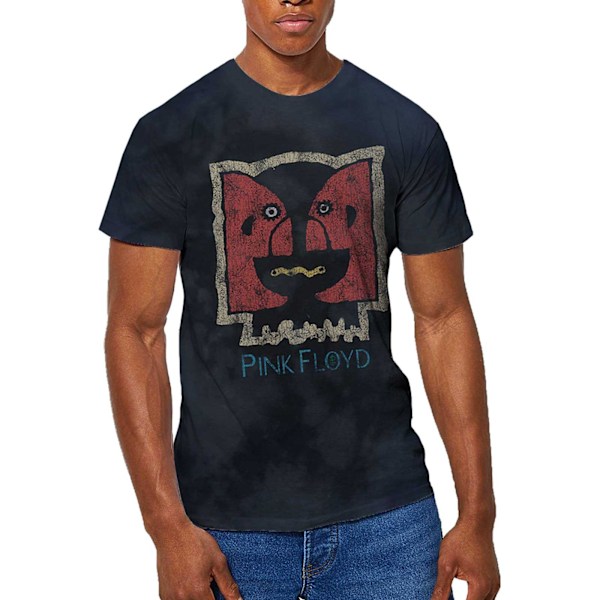Pink Floyd Unisex Adult Division Bell Vintage T-Shirt XXL Svart Black XXL
